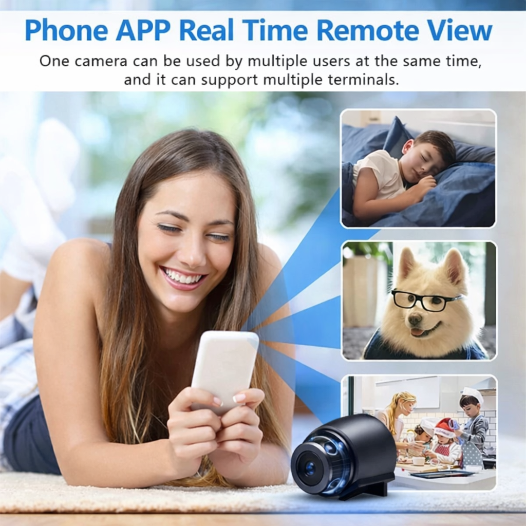Smart Wireless Mini Camera - built for home, office, garden