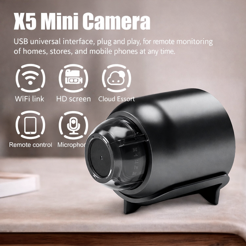 What's in the box - camera, USB cable, magnetic mount, manual